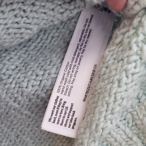 Eileen Fisher Mint Green Crew Neck Sweater - Picture 3 of 3